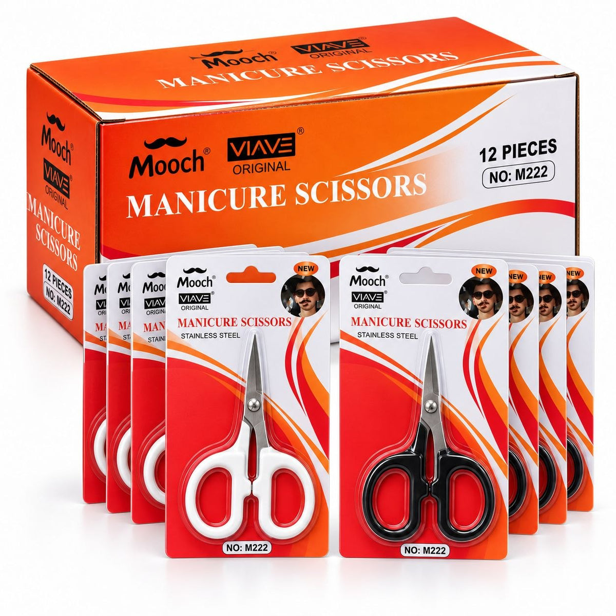 Mooch VIAVE Original Manicure Scissors M222 | Stainless Steel Small Scissor