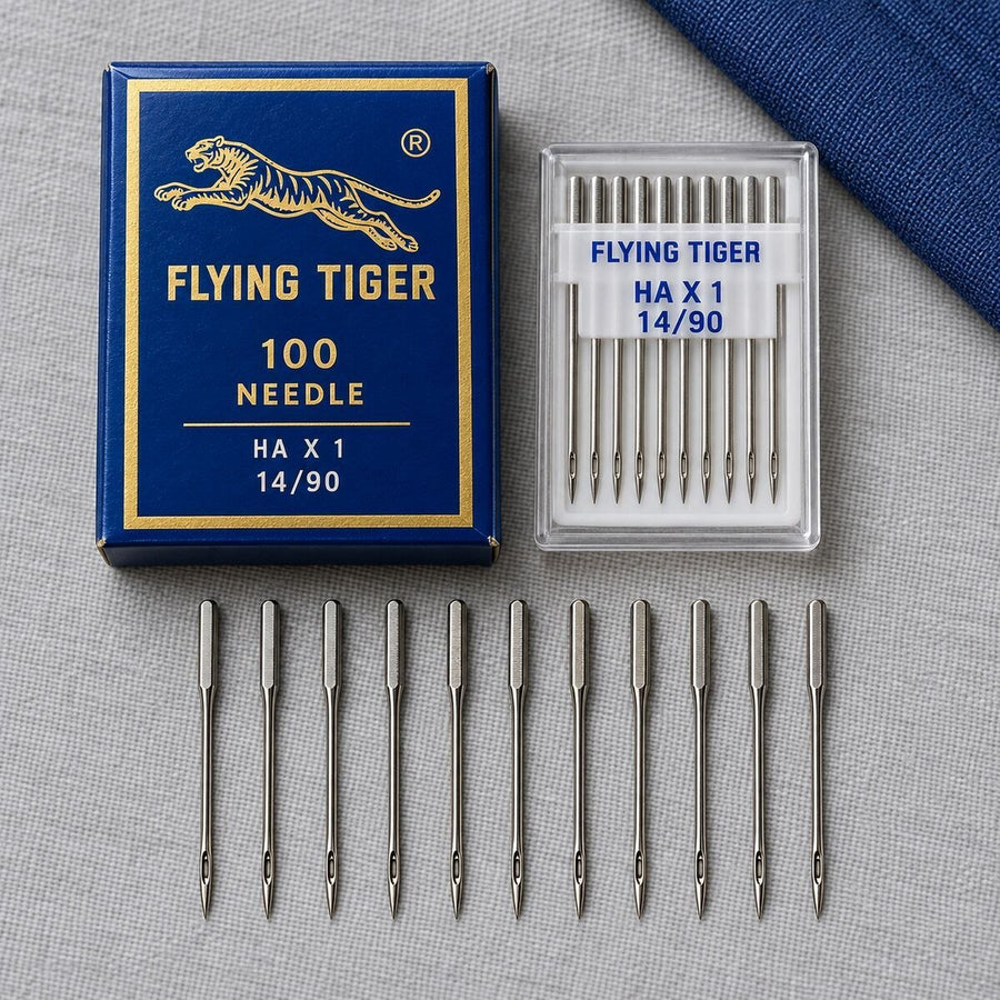 Flying Tiger HA×1 14/90 Sewing Machine Needles – 100 Needle Box