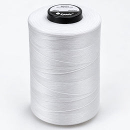 White Interlock Thread 10000 Meter Cone | Polyester Overlock Sewing Thread