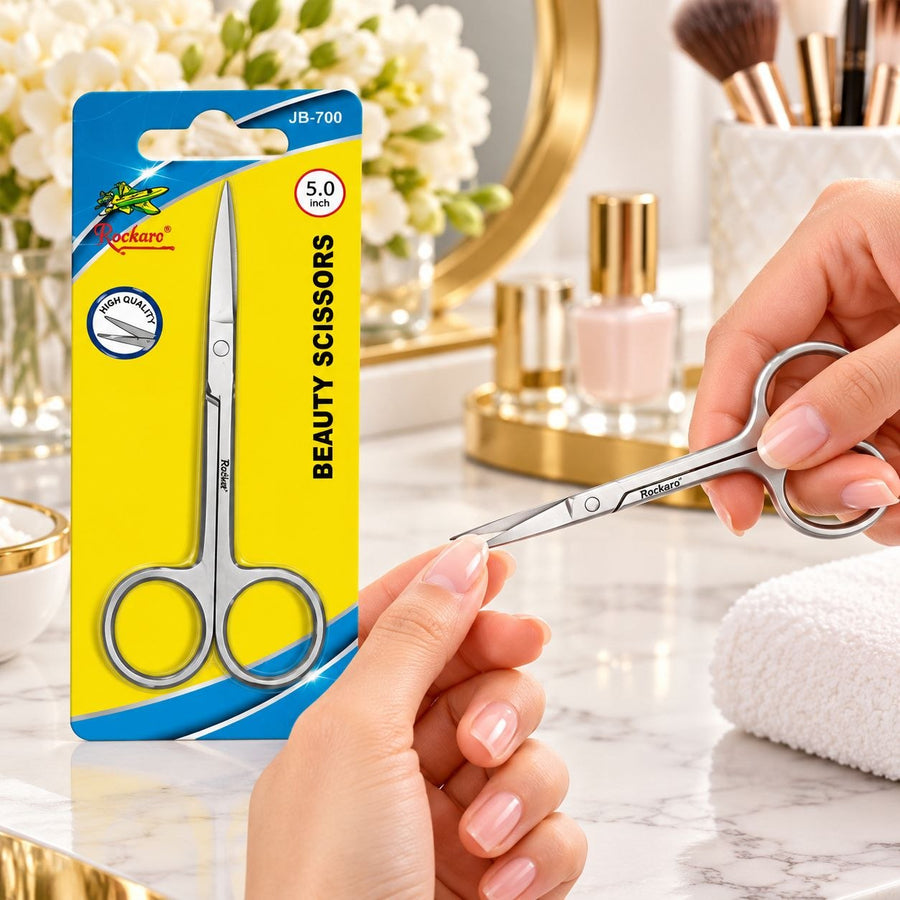 Beauty Scissors 5 Inch Stainless Steel Sharp Scissors | Pack of 12