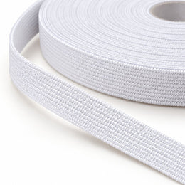 White Elastic Band 1/2 Inch (12.7 mm) – 25 Meter Roll for Sewing, Waistband, Pajama & Garments