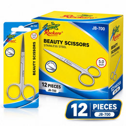 Beauty Scissors 5 Inch Stainless Steel Sharp Scissors | Pack of 12
