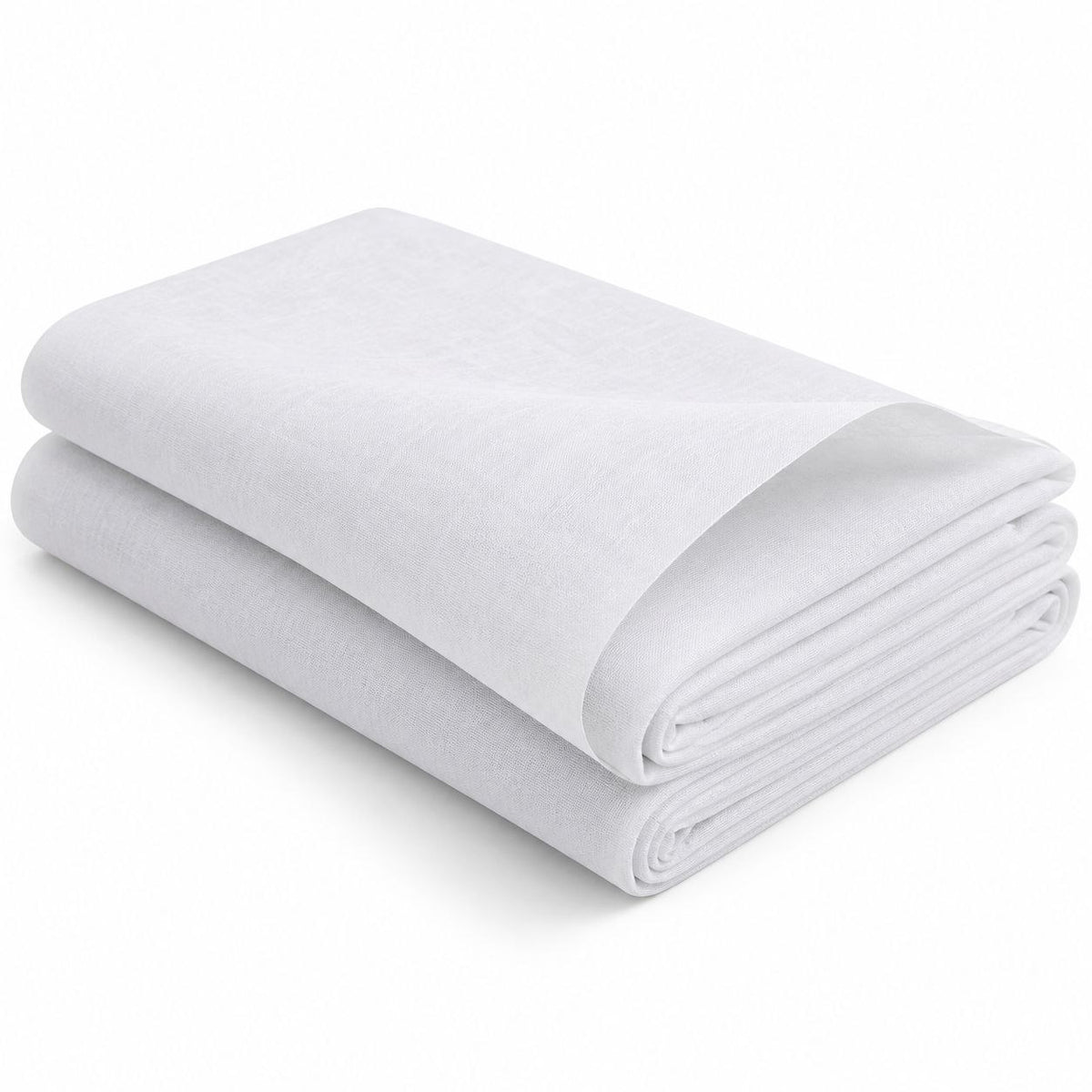 White Bukram Fabric for Tailoring & Collar Making | 10 Meter Folded Pack | Shirt, Kurti, Blouse & Garment Interlining