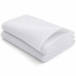 White Bukram Fabric for Tailoring & Collar Making | 10 Meter Folded Pack | Shirt, Kurti, Blouse & Garment Interlining