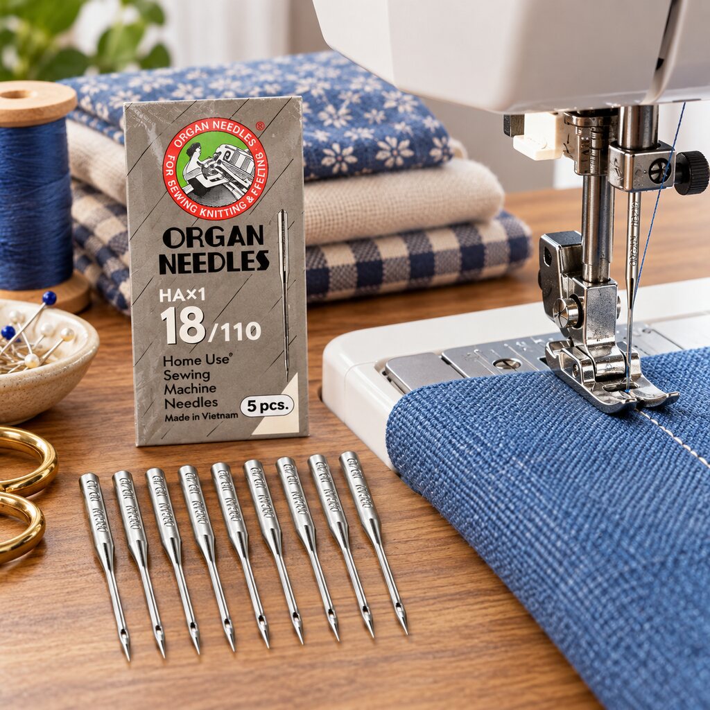 HA×1 Sewing Machine Needles Size 18/110 – Pack of 5 Pieces