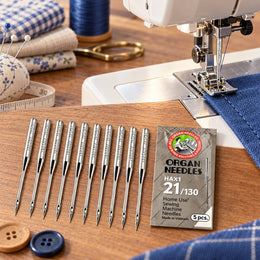 HA×1 Sewing Machine Needles Size 21/130 – Pack of 5 Pieces