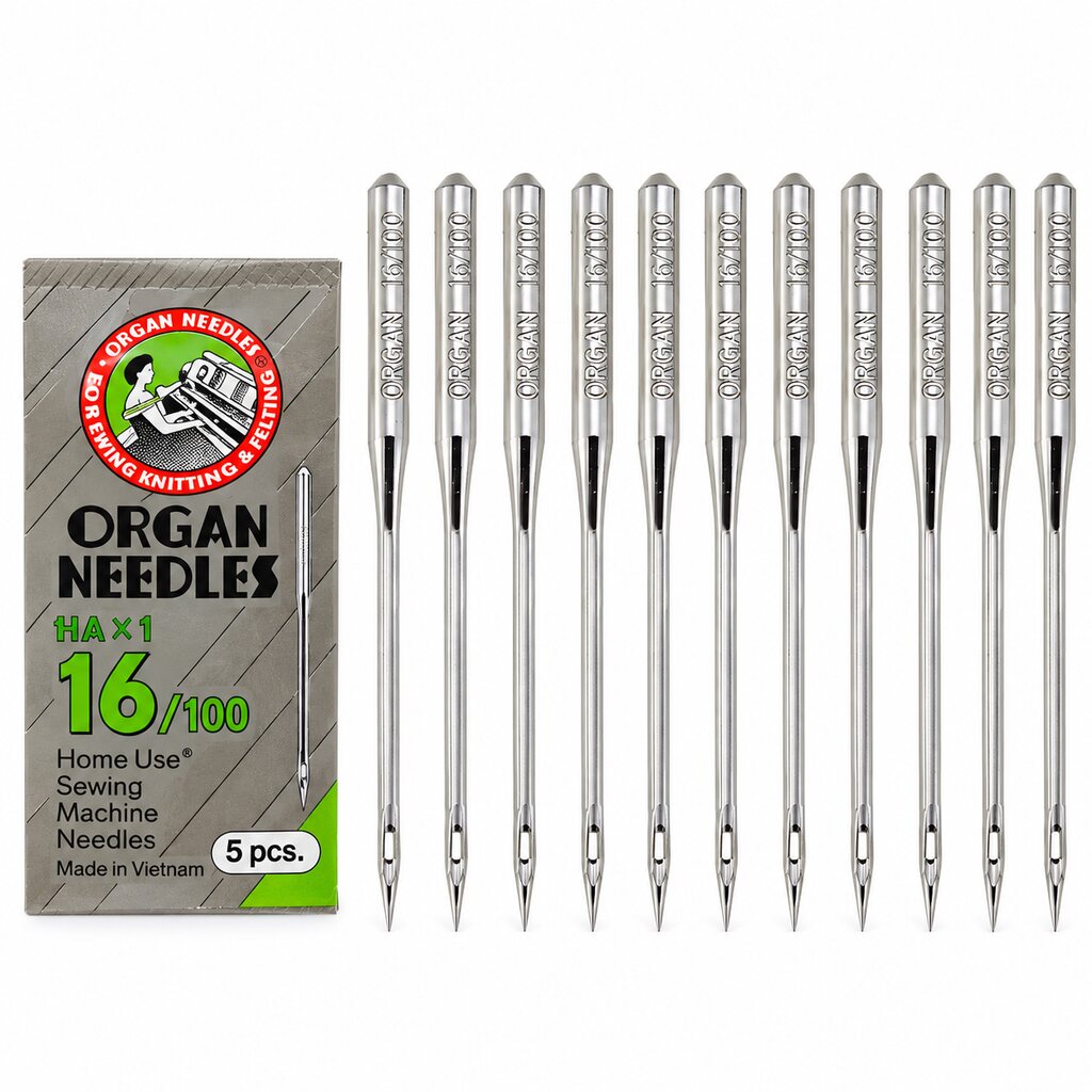 HA×1 Sewing Machine Needles Size 16/100 – Pack of 5 Pieces