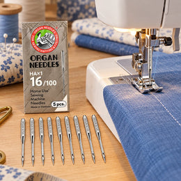 HA×1 Sewing Machine Needles Size 16/100 – Pack of 5 Pieces