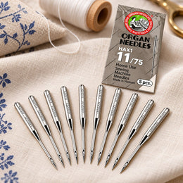 Organ HA×1 Sewing Machine Needles Size 11/75 – Pack of 5 Pieces