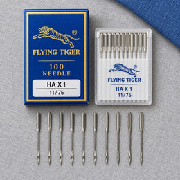 Flying Tiger HA×1 11/75 Sewing Machine Needles – 100 Needle Box